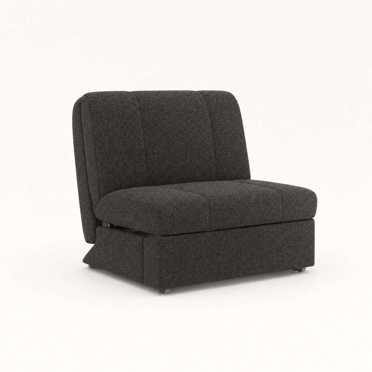 Rockford Boucle Single Sofabed with Foam Mattress charcoal, ÉDITÉ