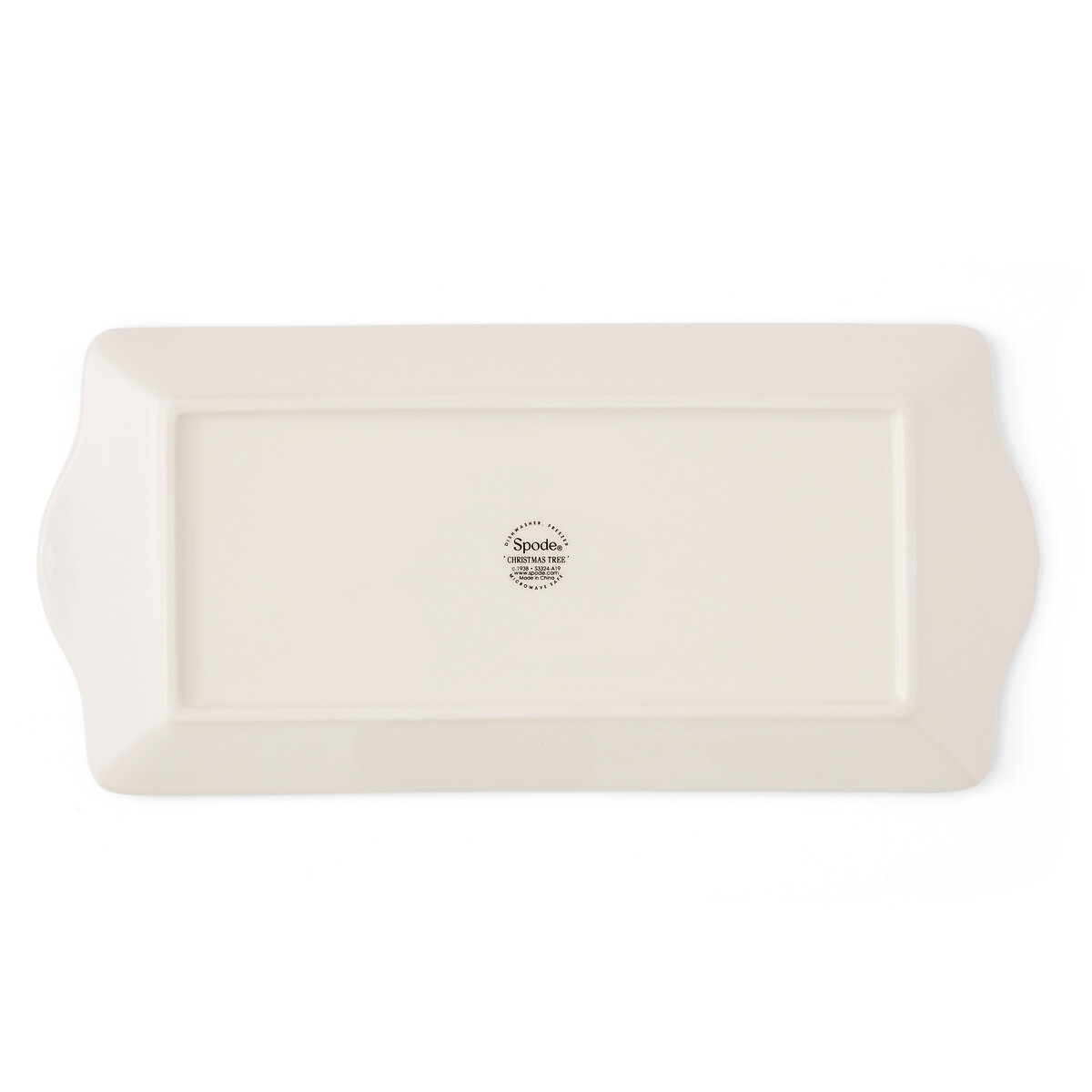 Christmas Tree Sandwich Tray white, SPODE