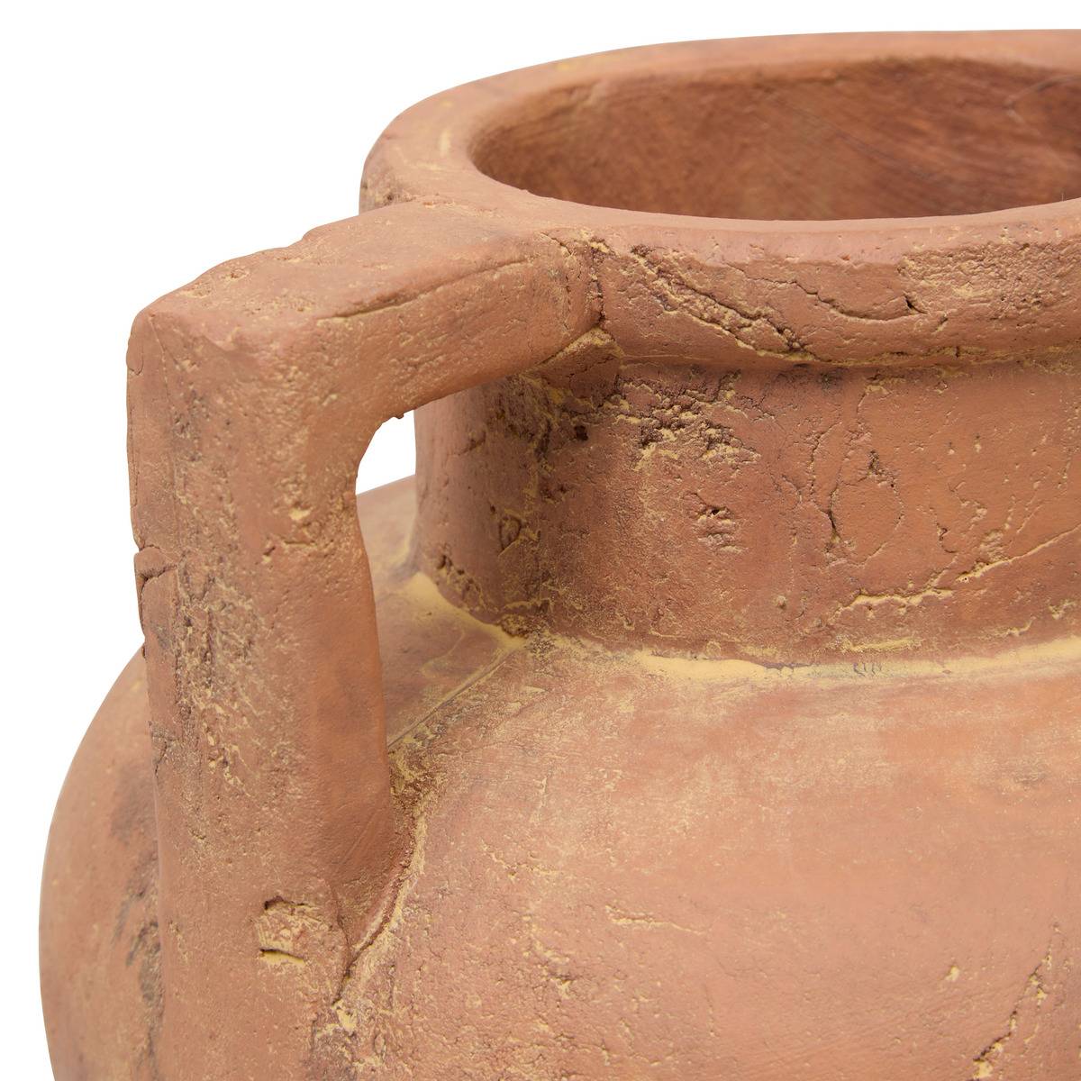 Vase jarre antique en terre cuite ROMIA terracotta, ATMOSPHERA