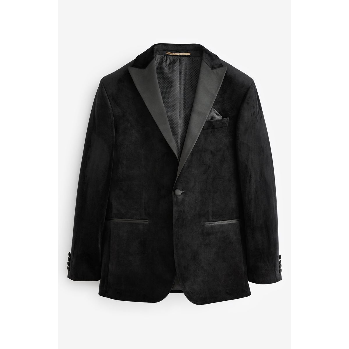 Blazer en velours noir, NEXT