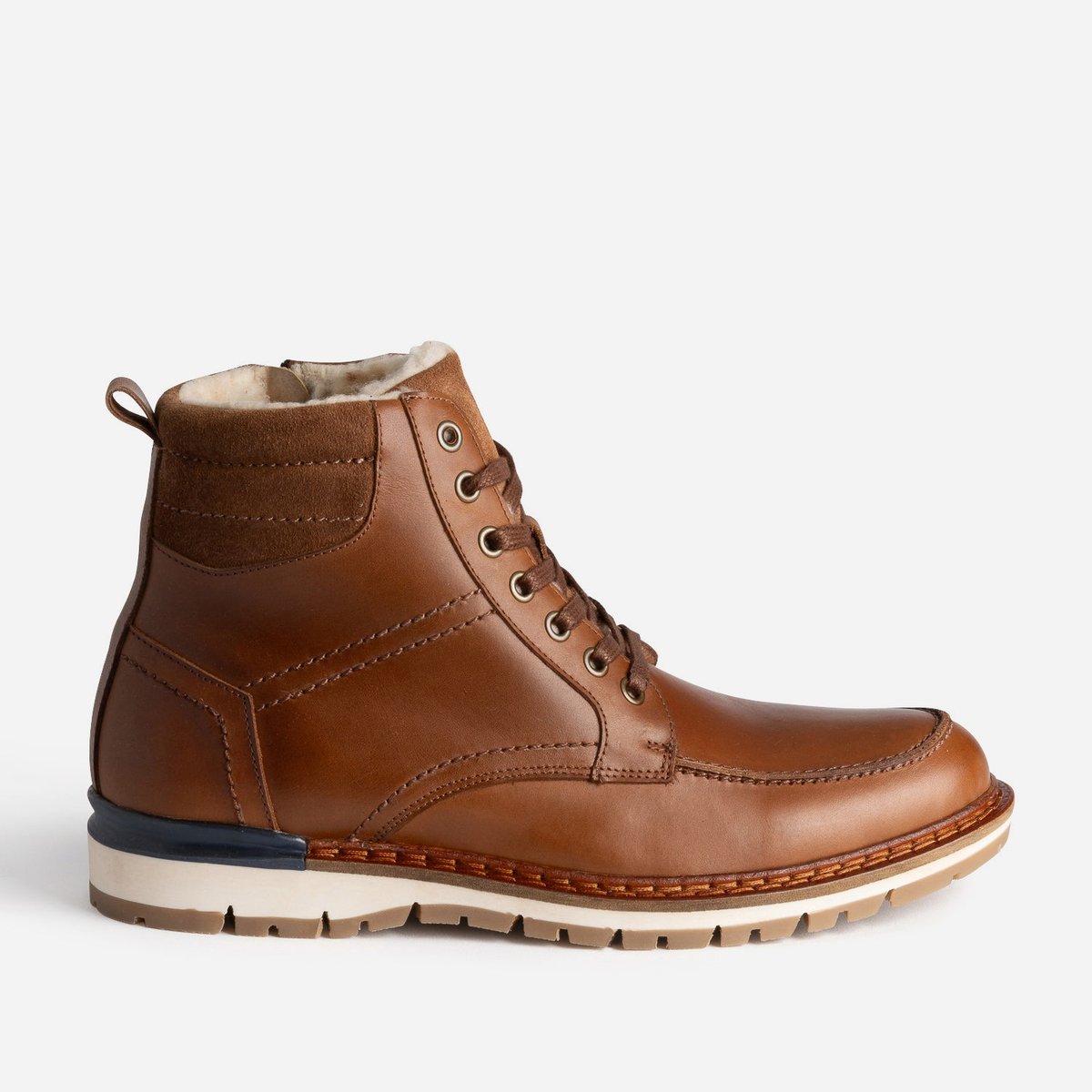 Boots en cuir ANTOINE cognac, ERAM
