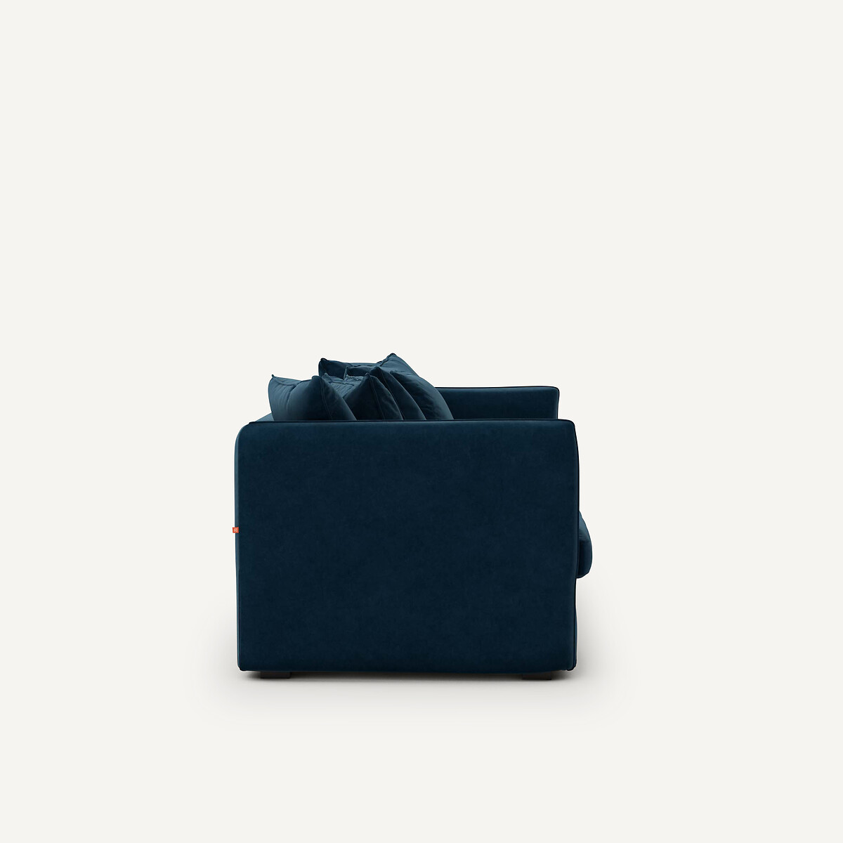 Housse de canapé velours Néo chiquito bleu paon, AM.PM