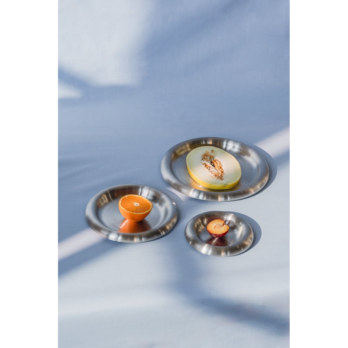 Assiette ROTO - lot de 2 acier inoxydable, NOO.MA