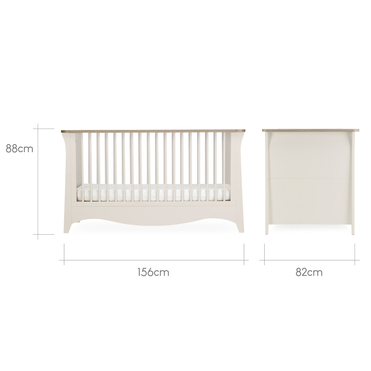 Clara Cot Bed stone beige, CUDDLECO