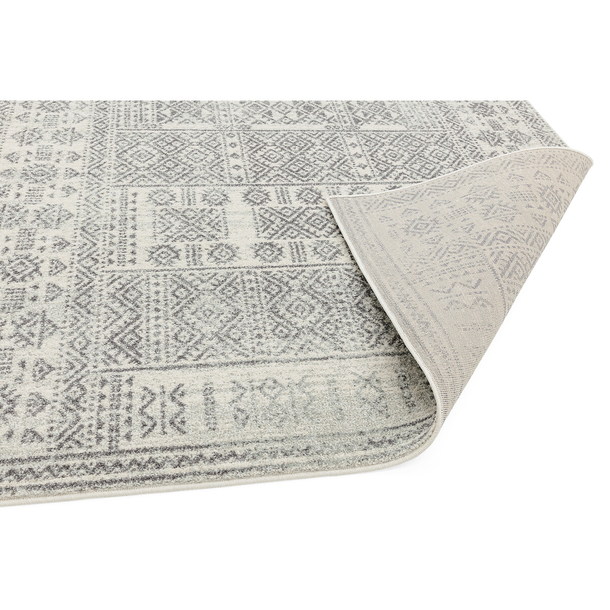 Geometric Tribal Rug natural/grey, ÉDITÉ