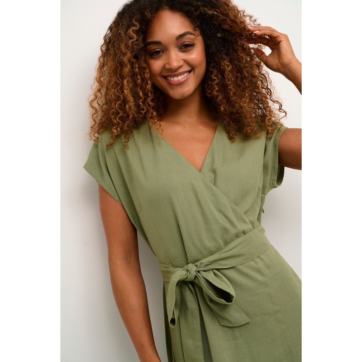 Robe vert oil green, CREAM