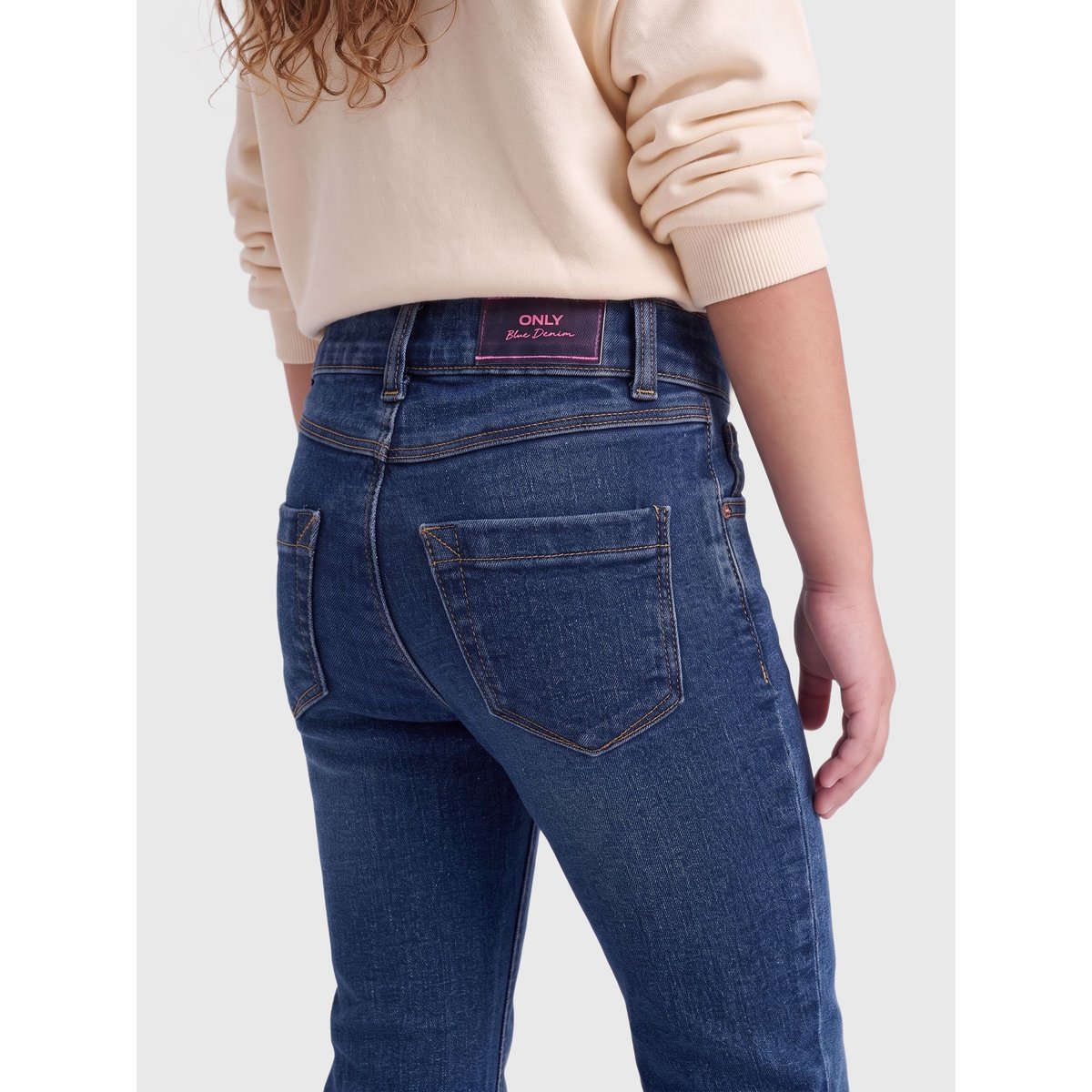 Jean Flared medium blue denim, KIDS ONLY