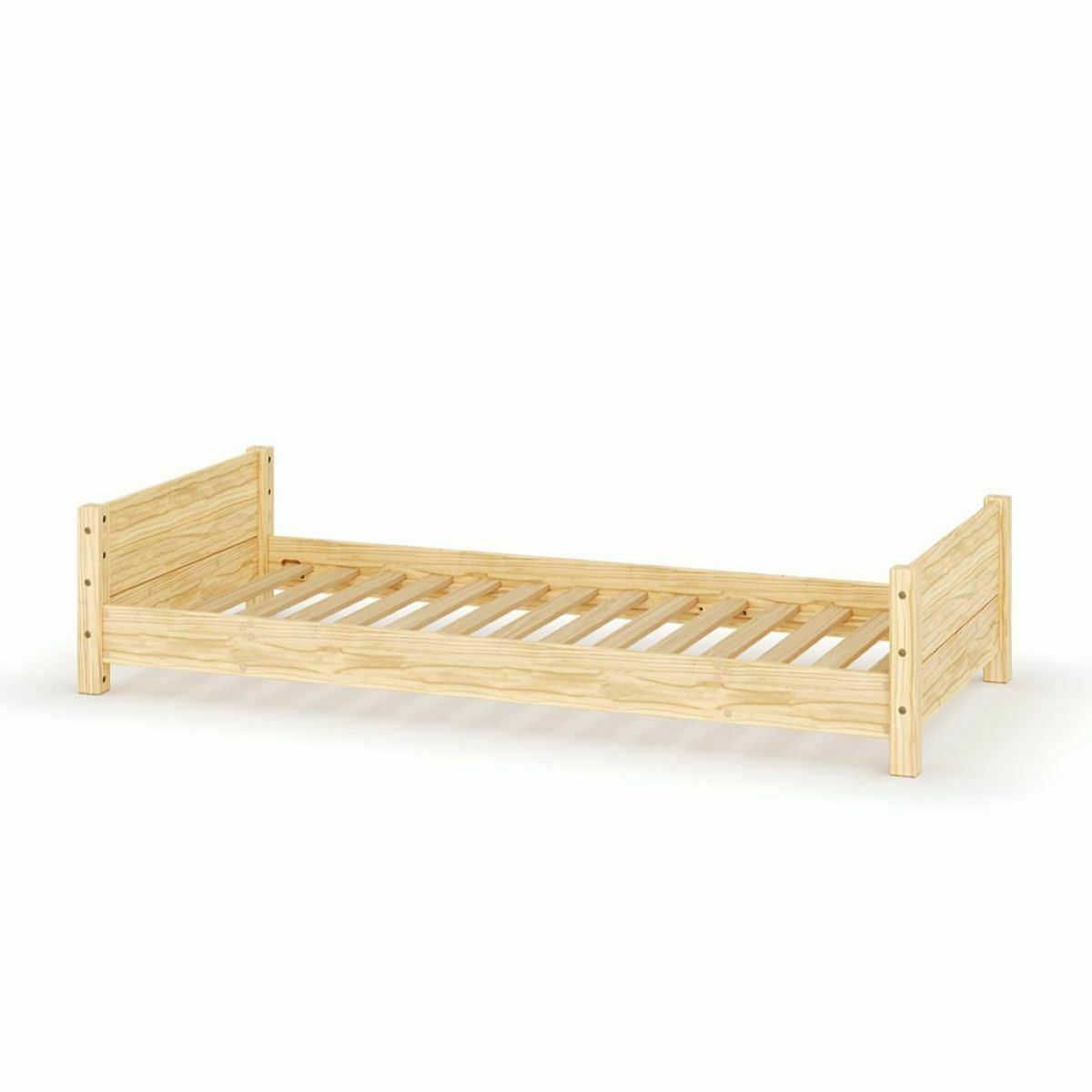 Pack lit enfant Montessori avec matelas Bois massif LOUW bois, AKITEN RETAIL