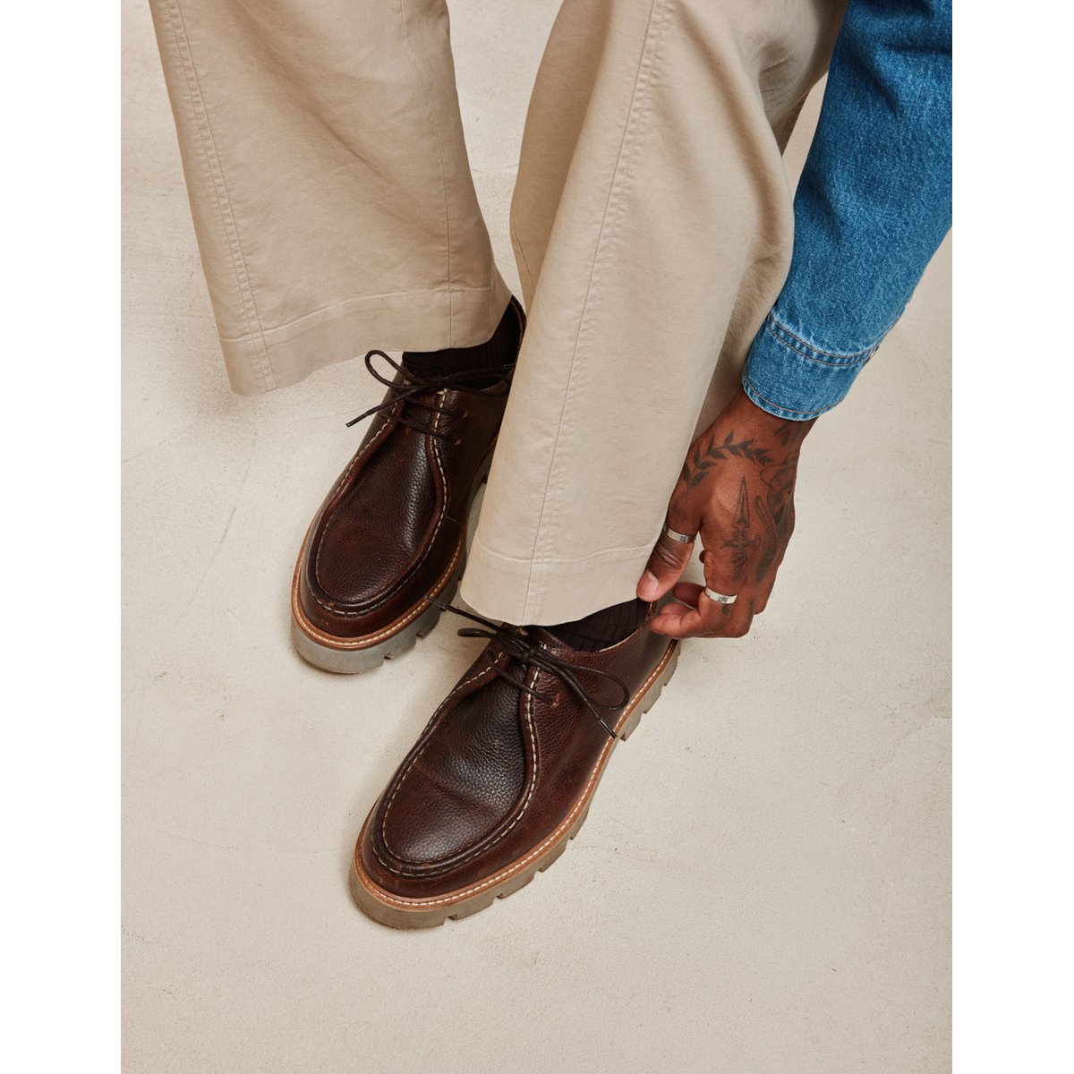 Derbies GONTRAN marron, ODAJE