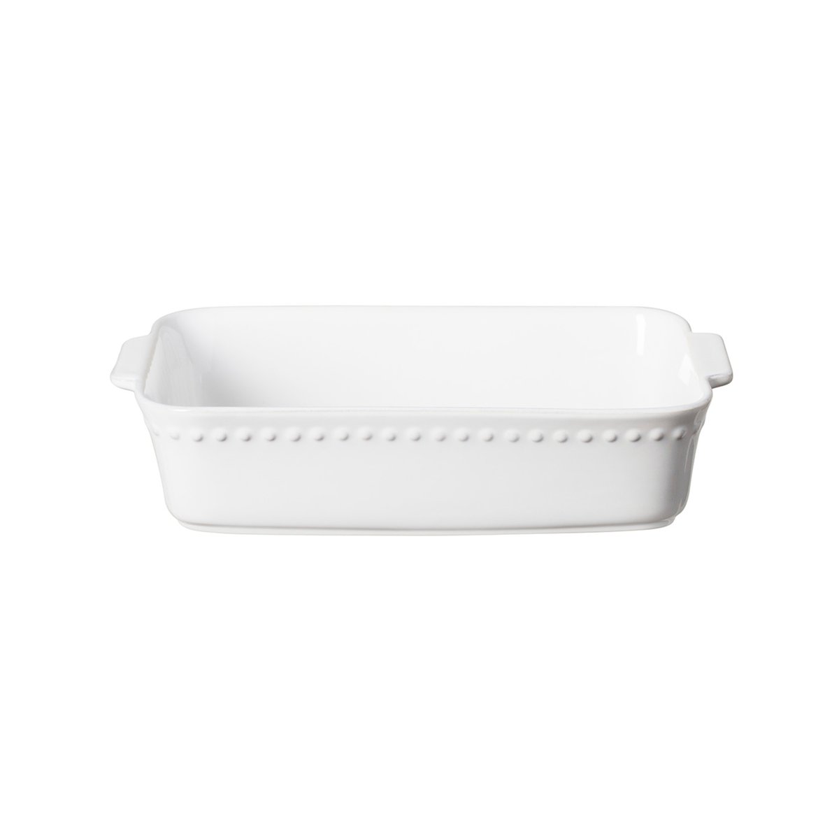 Plat à Four Rectangulaire Pearl blanc, COSTA NOVA