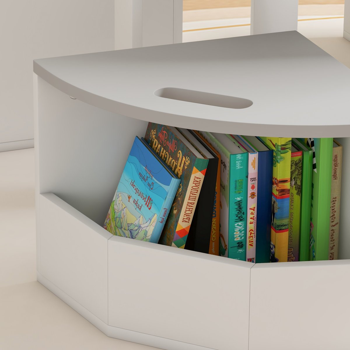 Ensemble table et chaises pour enfants MDF couleur unique, AIYAPLAY