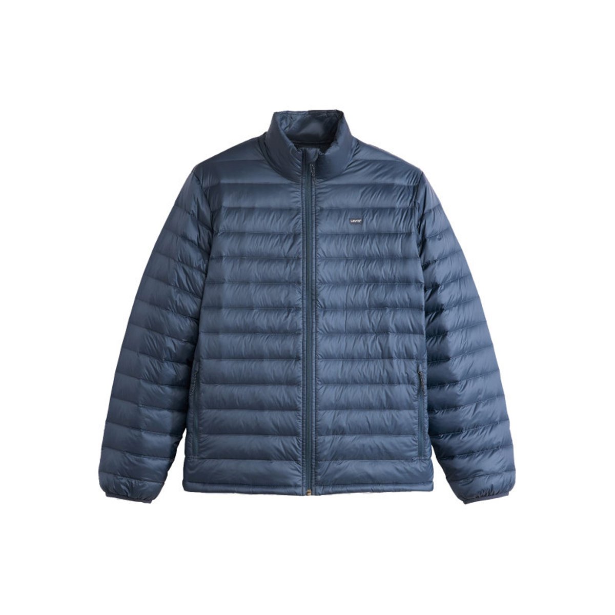 Doudoune fine bleue matelassée à coupe droite et avec un col montant bleue, LEVI'S