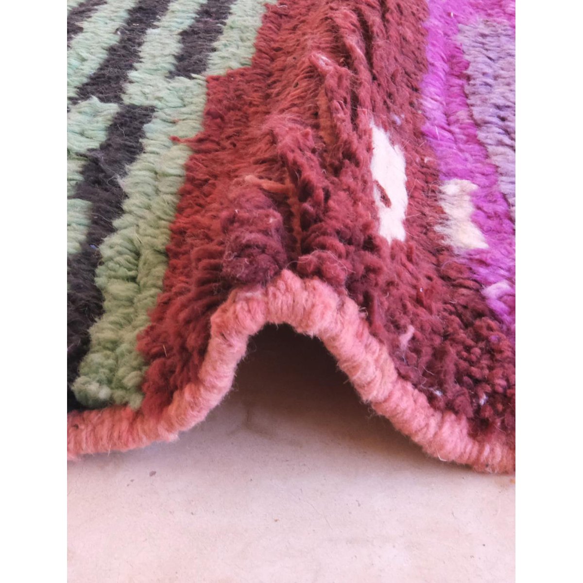 Tapis berbère marocain pure laine 174 x 264 cm palette colorée, AFK LIVING