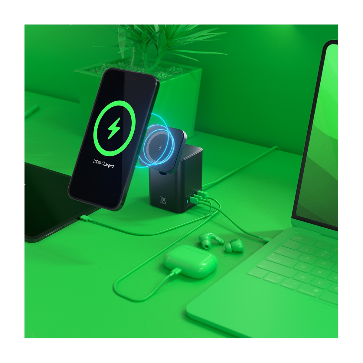 Station de Charge multifonction GaN 65W SMART couleur unique, LIVOO