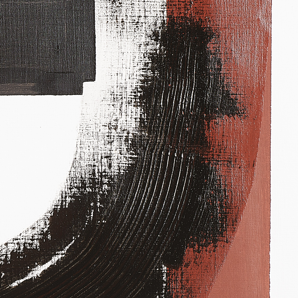 Tableau archit rouge en toile imprimée, 200x110 cm rouge, ACTE DECO