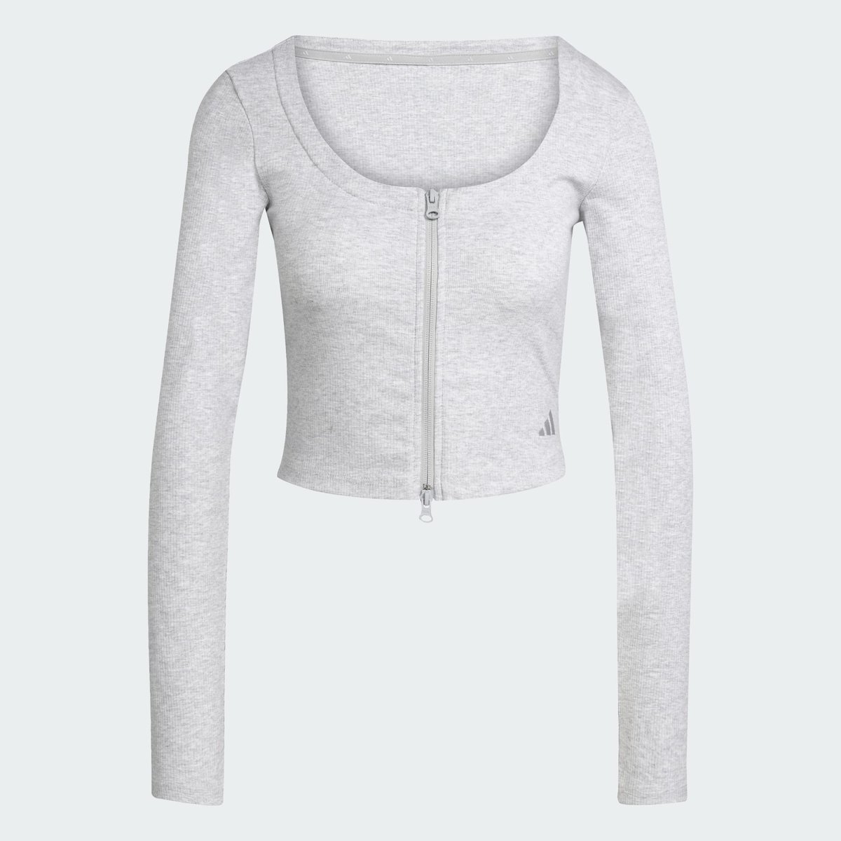 Cardigan Côtelé Seasonal Essentials Cardigan Côtelé Seasonal Essentials light grey heather, ADIDAS SPORTSWEAR