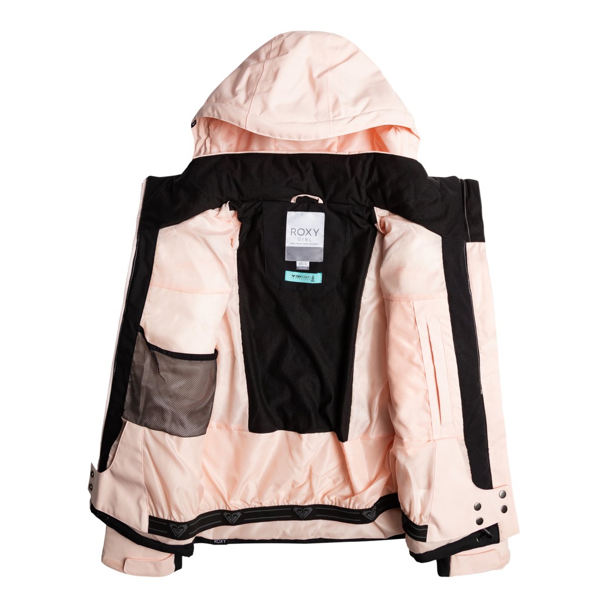 Veste de snow. noir true black lluvia rg, ROXY