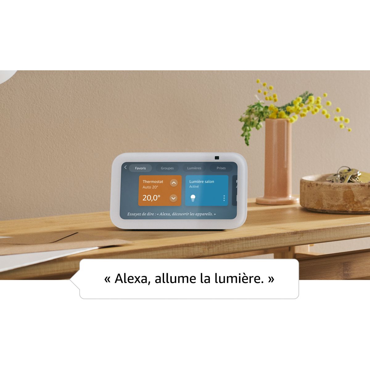 Assistant vocal Echo Show 5 3e génération Anthracite gris, AMAZON