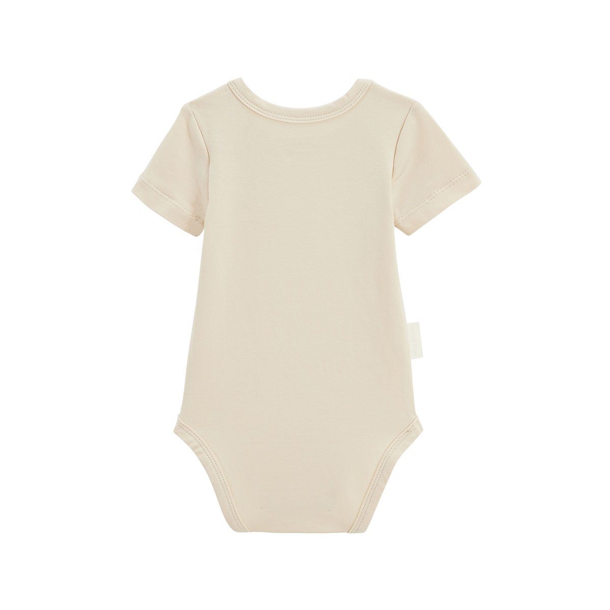 Lot de 2 bodies bébé manches courtes Poésie d'été vanille, PETIT BEGUIN