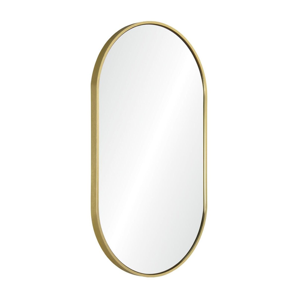 Miroir ovale 40x70cm PEPPER laiton, MOB IN