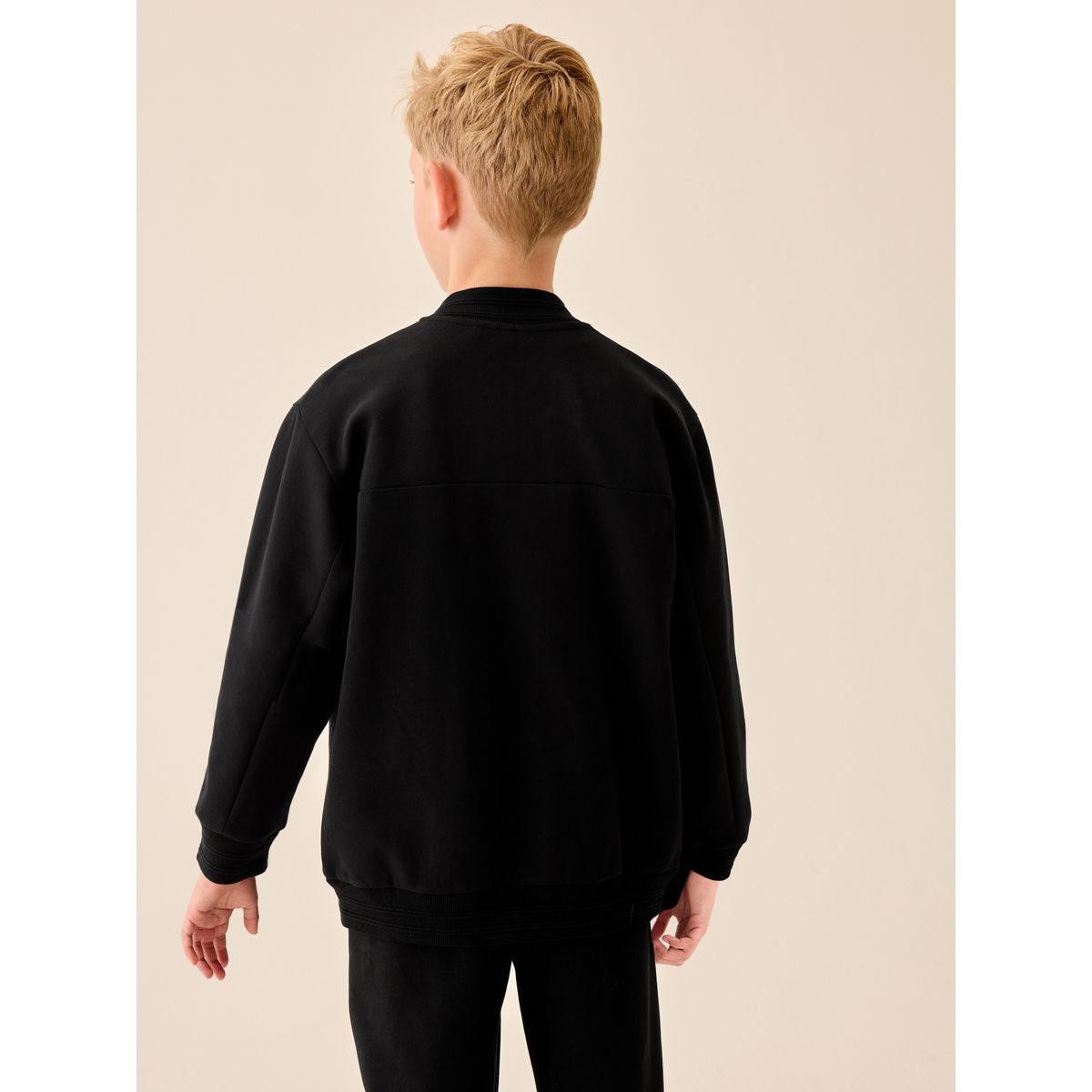 Blouson bomber élégant black interlock, NEXT