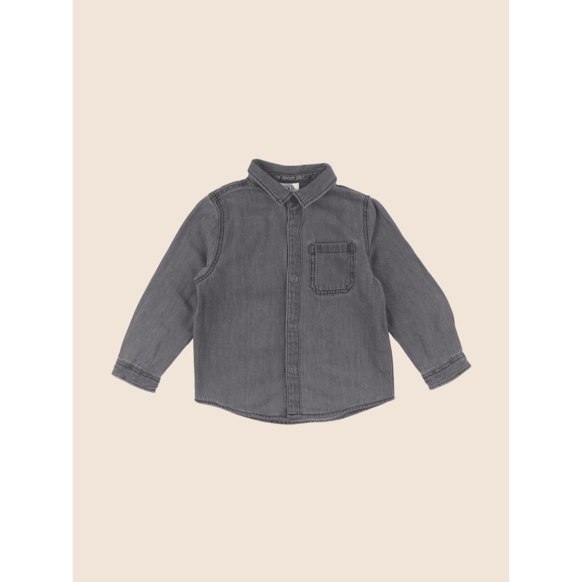 Chemise - Très bon état gris, ZARA