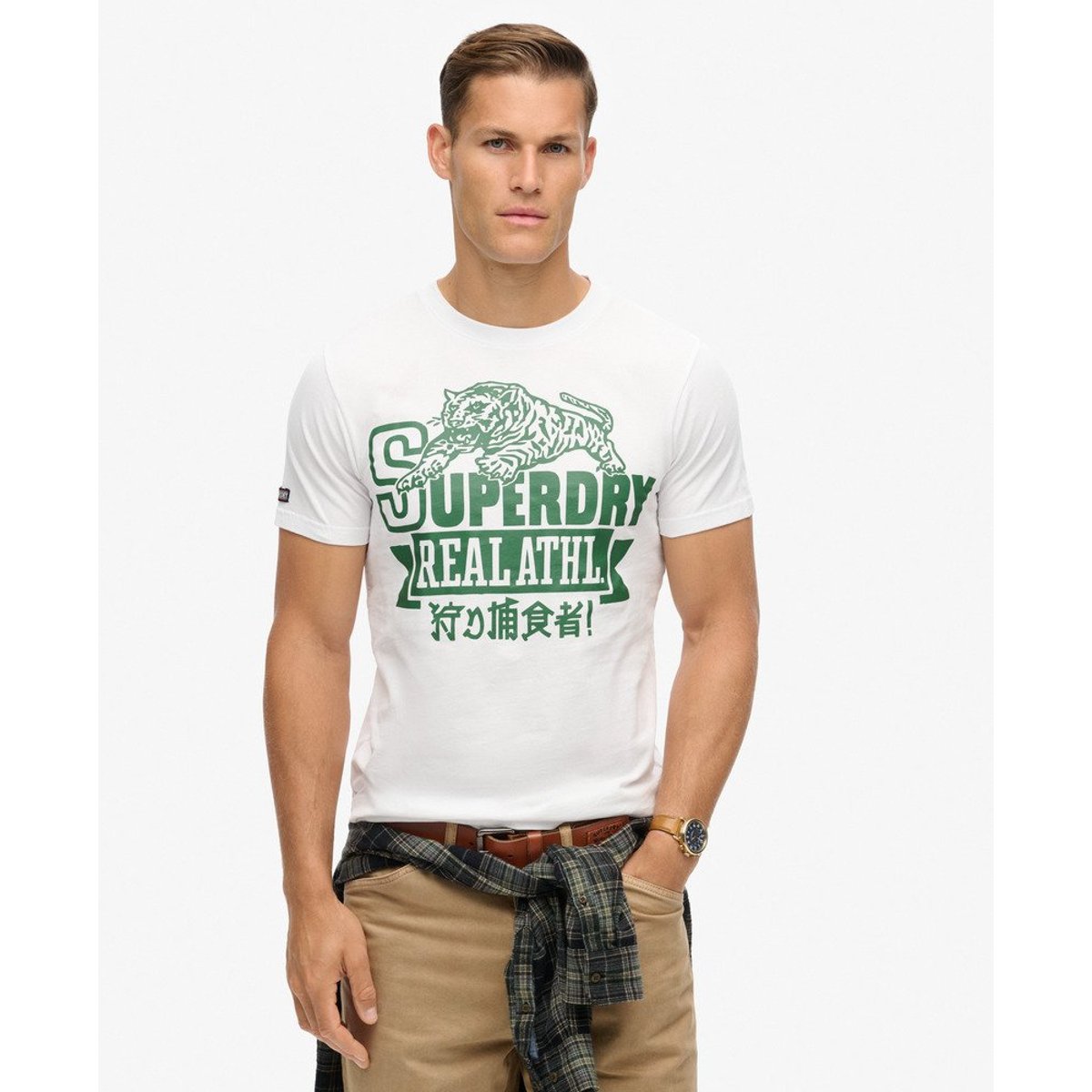 T-shirt classique Athletic optic, SUPERDRY