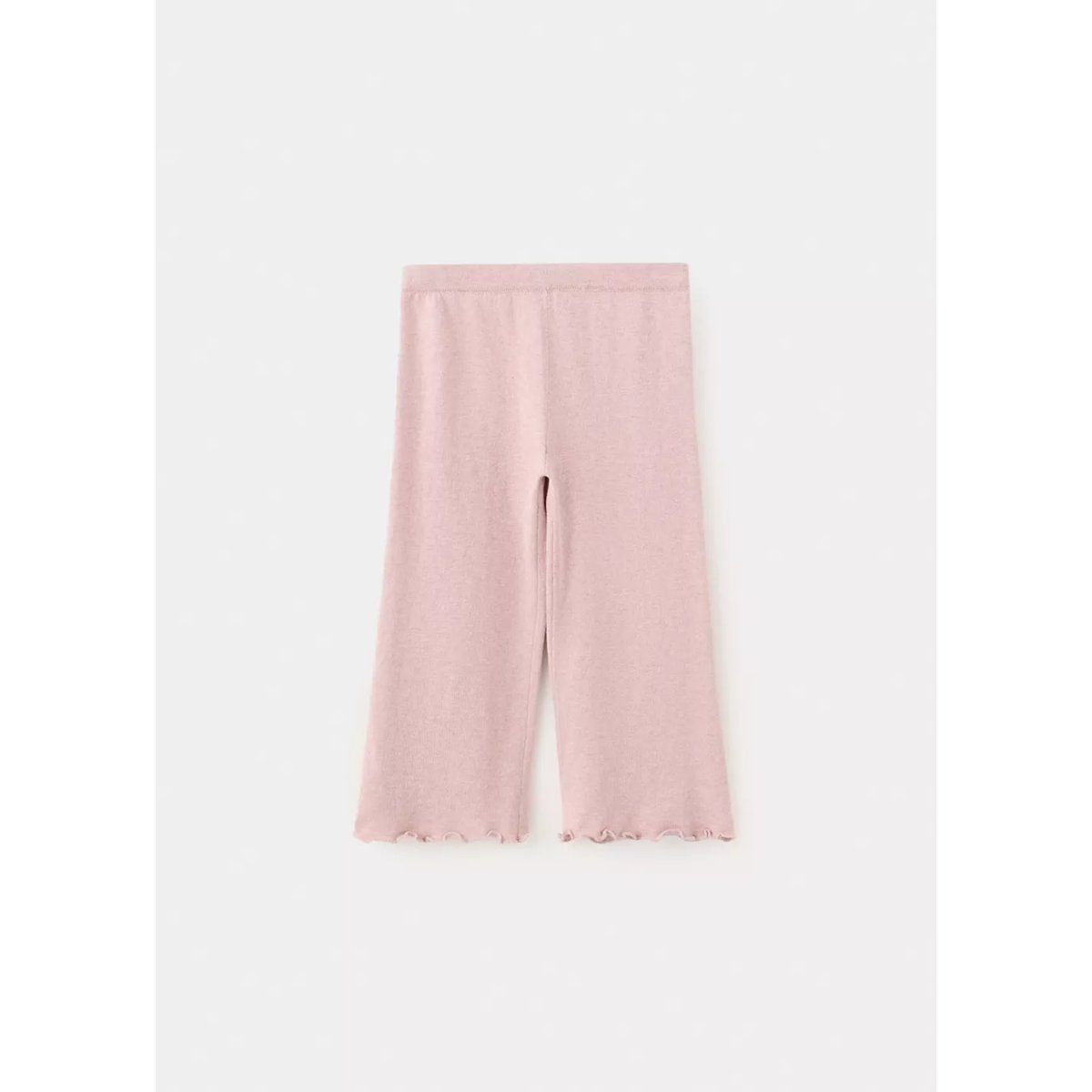 Pantalon droit maille fine rose, MANGO BABY
