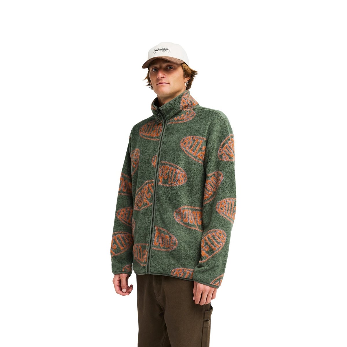 Polaire zippée COVE FULL vert rifle green, BILLABONG