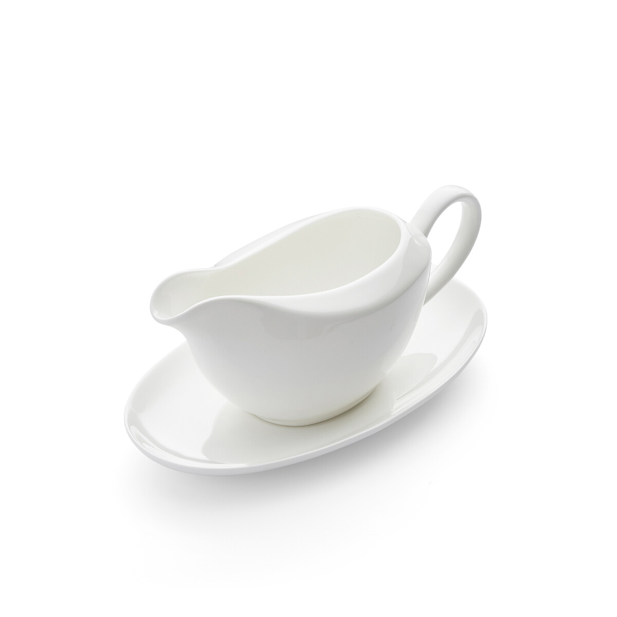 Serendipity Gravy Boat & Stand white, ROYAL WORCESTER