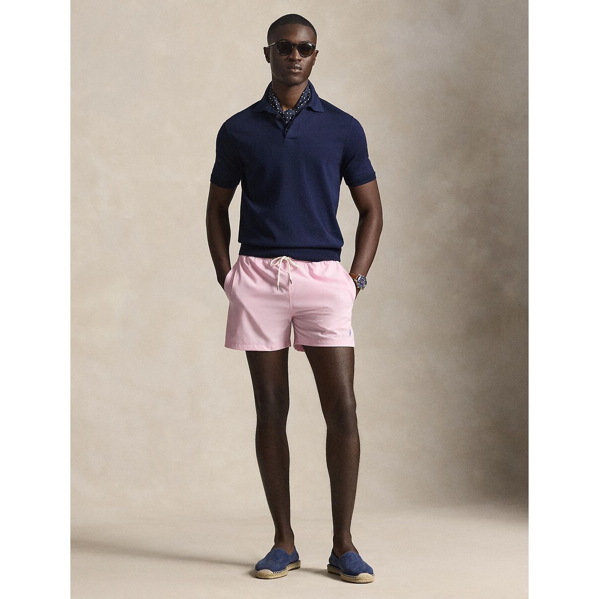 Short de bain rose/bleu, POLO RALPH LAUREN