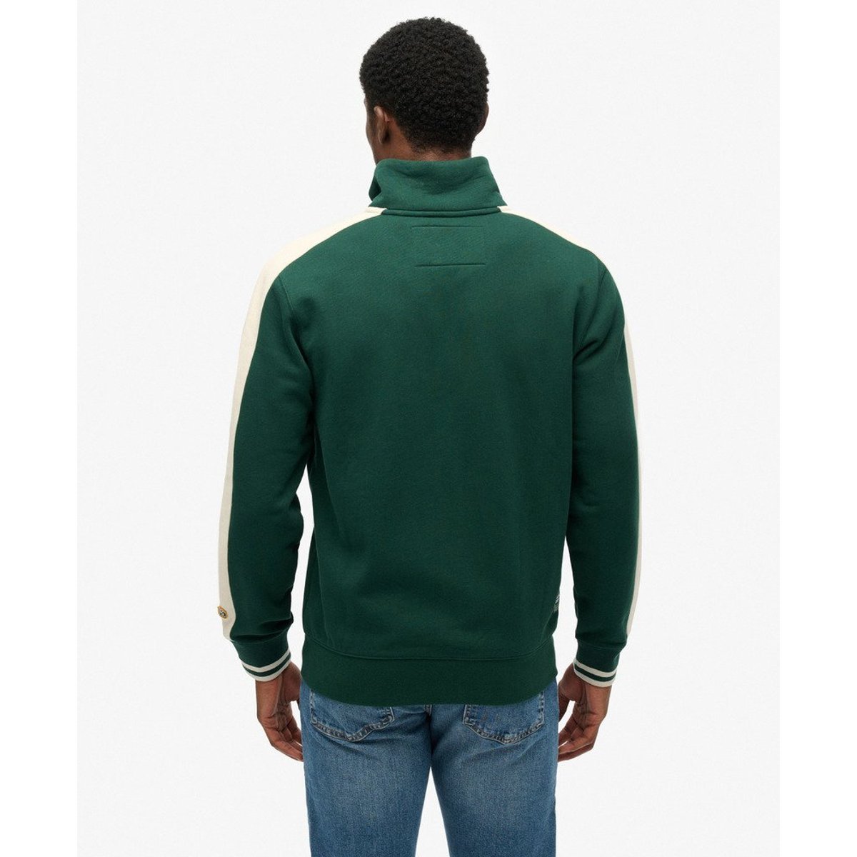 Veste de Survêtement Athletic Club vert émail, SUPERDRY