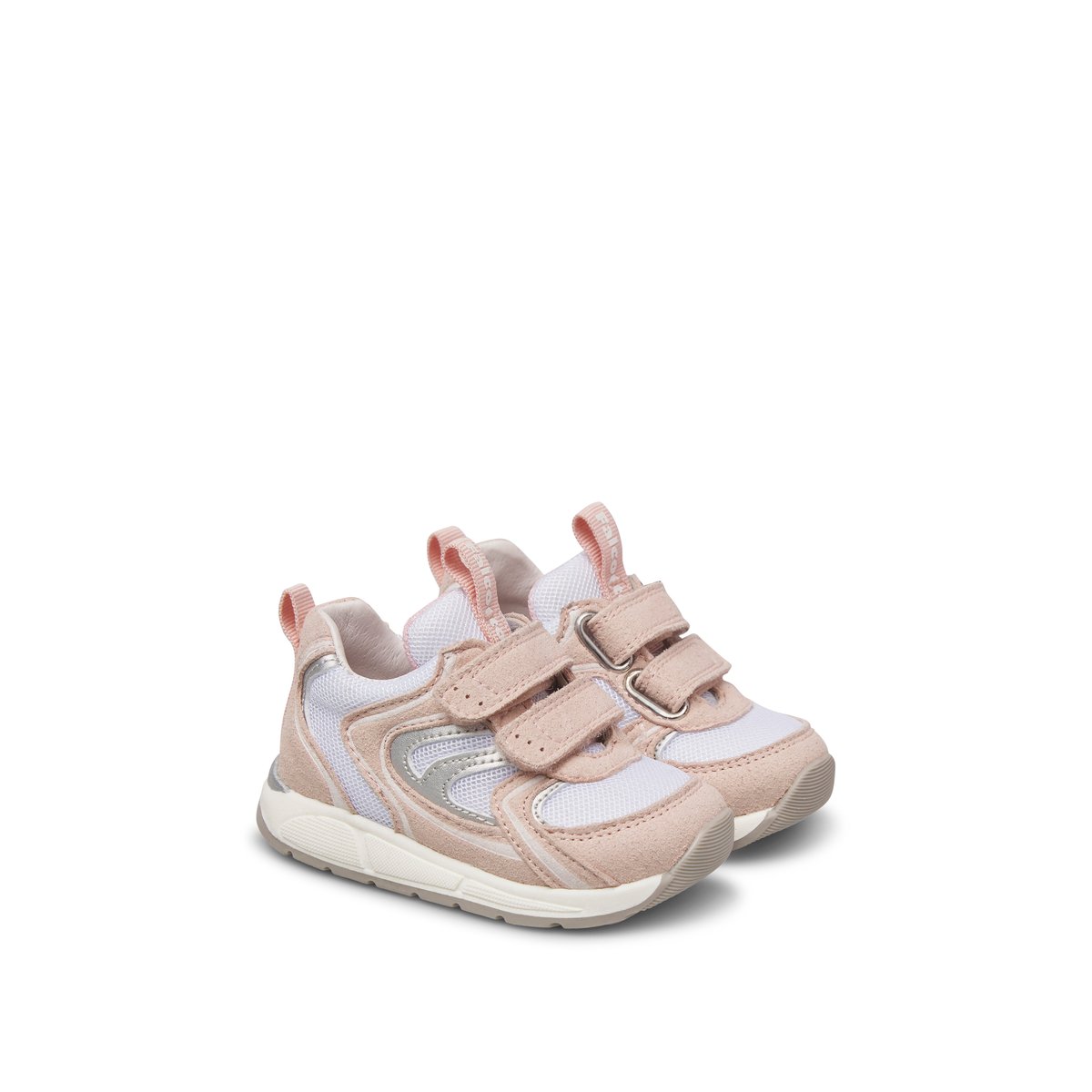 Sneakers en écopelle et tissu SULKO VL. argent-rose-, FALCOTTO