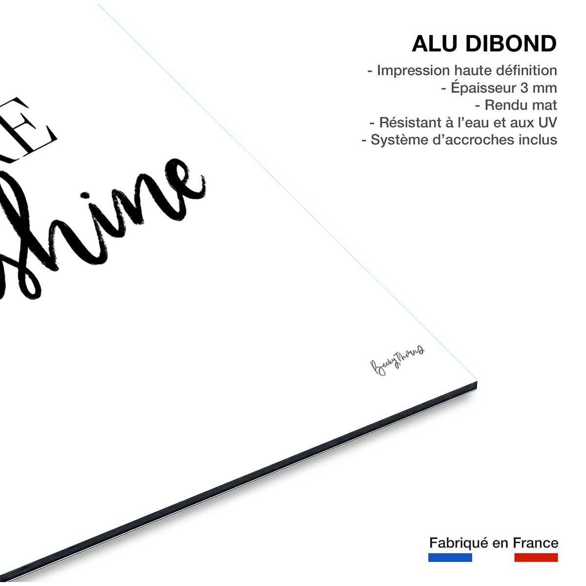 Tableau hello there sunshine tableau alu dibond, HEXOA