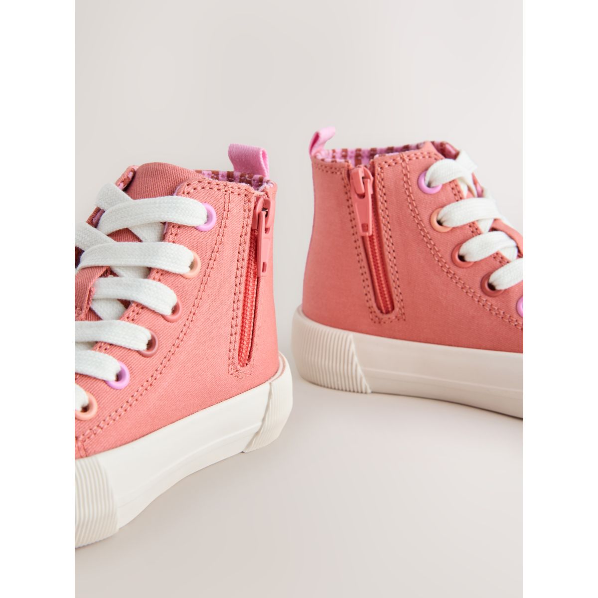 Baskets montantes coral pink interactive, NEXT