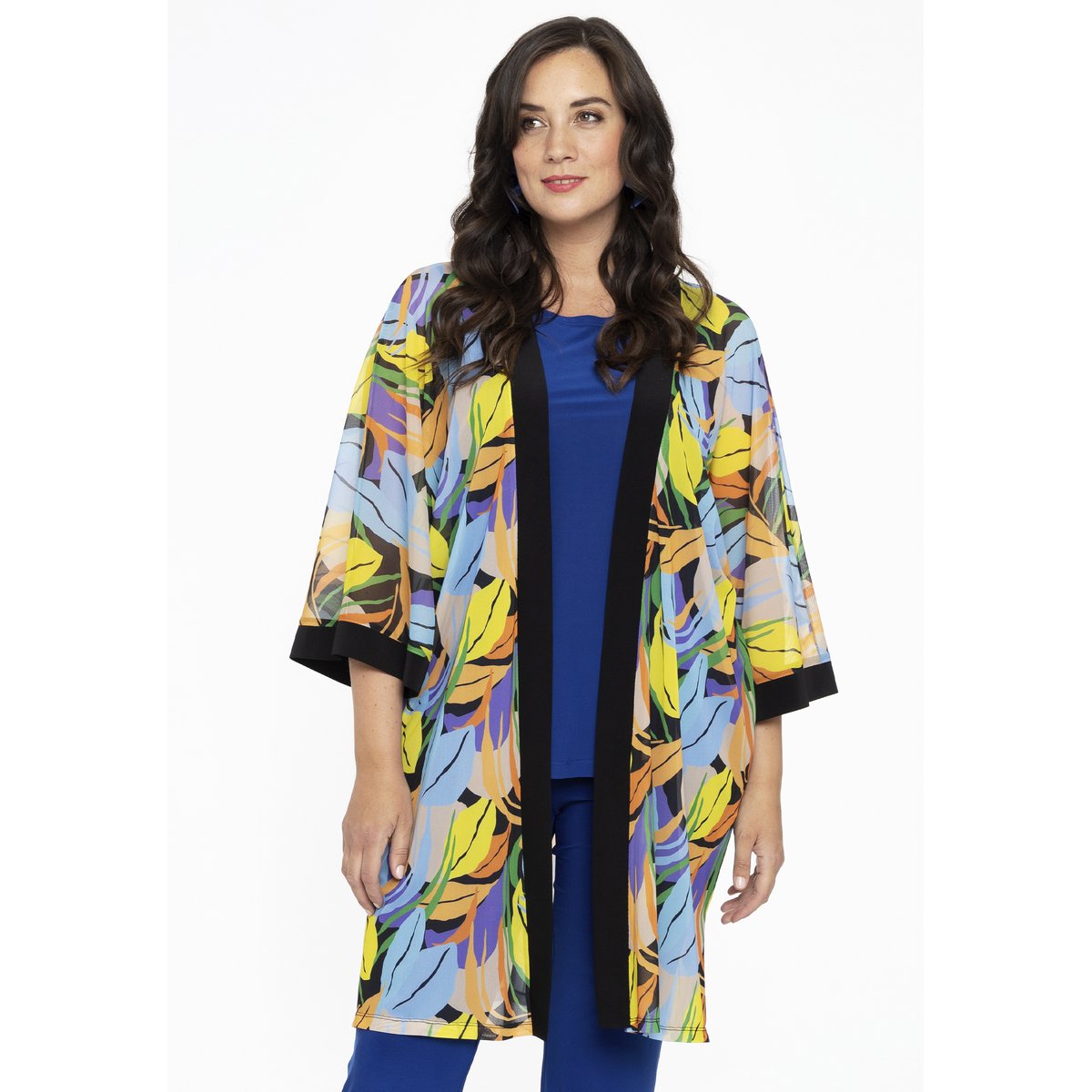 Kimono manches larges noir, YOEK