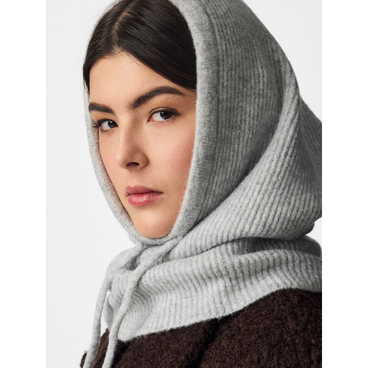 Cagoule gris - light grey melange1, PIECES
