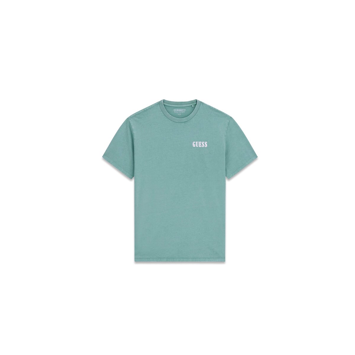 T-Shirt En Coton vert, GUESS
