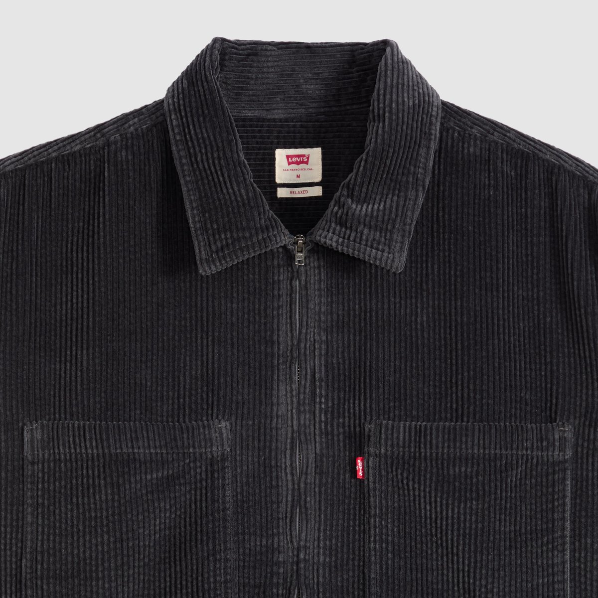 Surchemise Ports Boxy zippée noir - dark phantom, LEVI'S