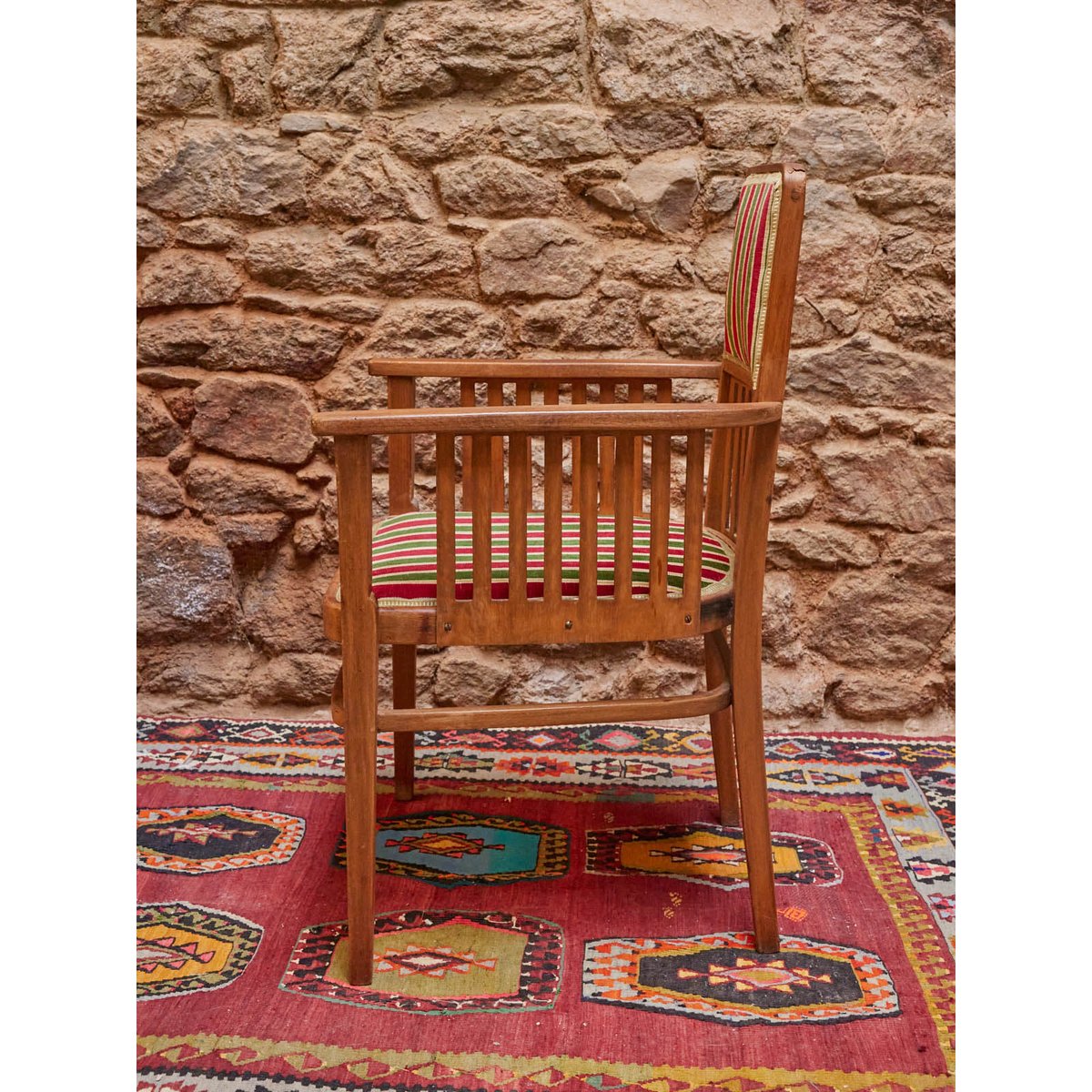 Paire de fauteuils années 30 Ernest N°809 - Bon état bois foncé, DEBONGOUT