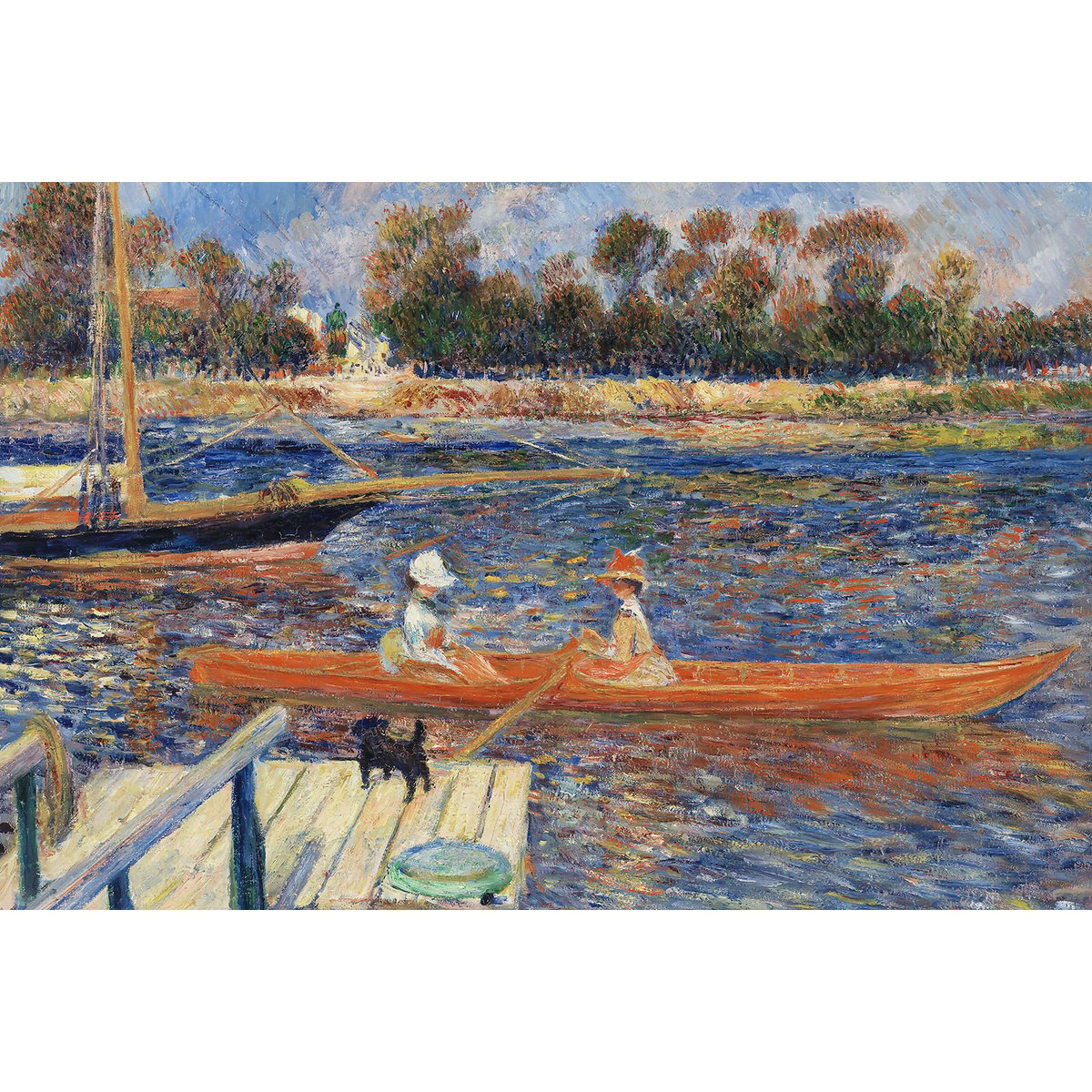 Tableau célèbre auguste renoir tableau alu dibond, HEXOA