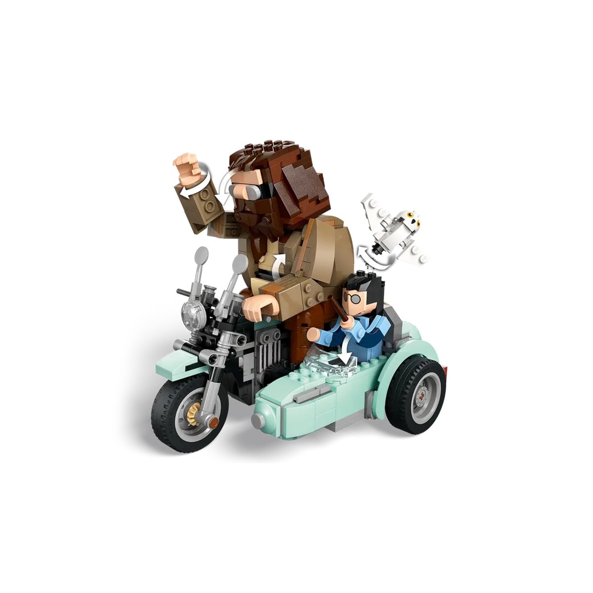 Harry Potter La balade en moto de Hagrid™ et Harry multicolore, LEGO