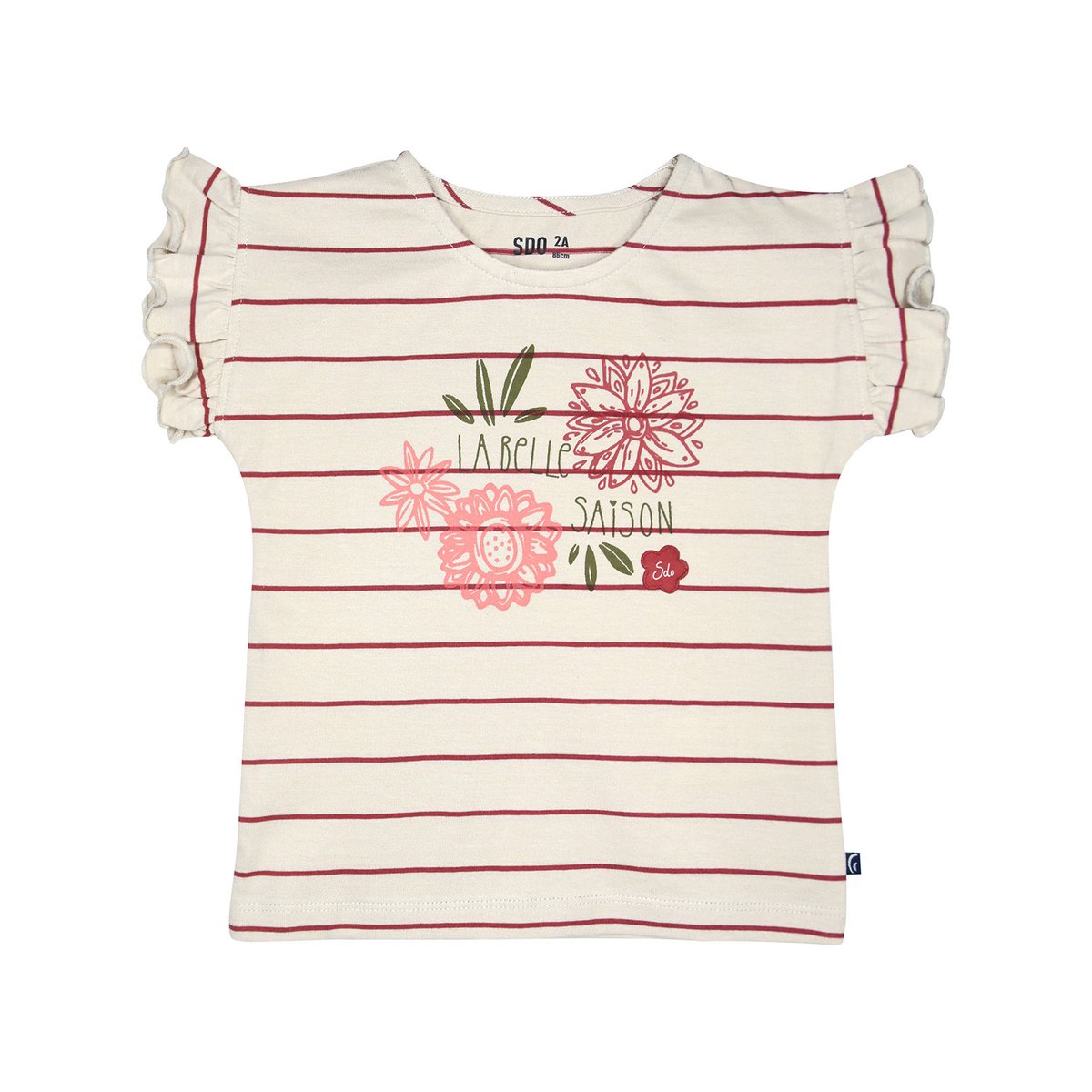 Tshirt nikki manches courtes enfant blanc, SUCRE D'ORGE