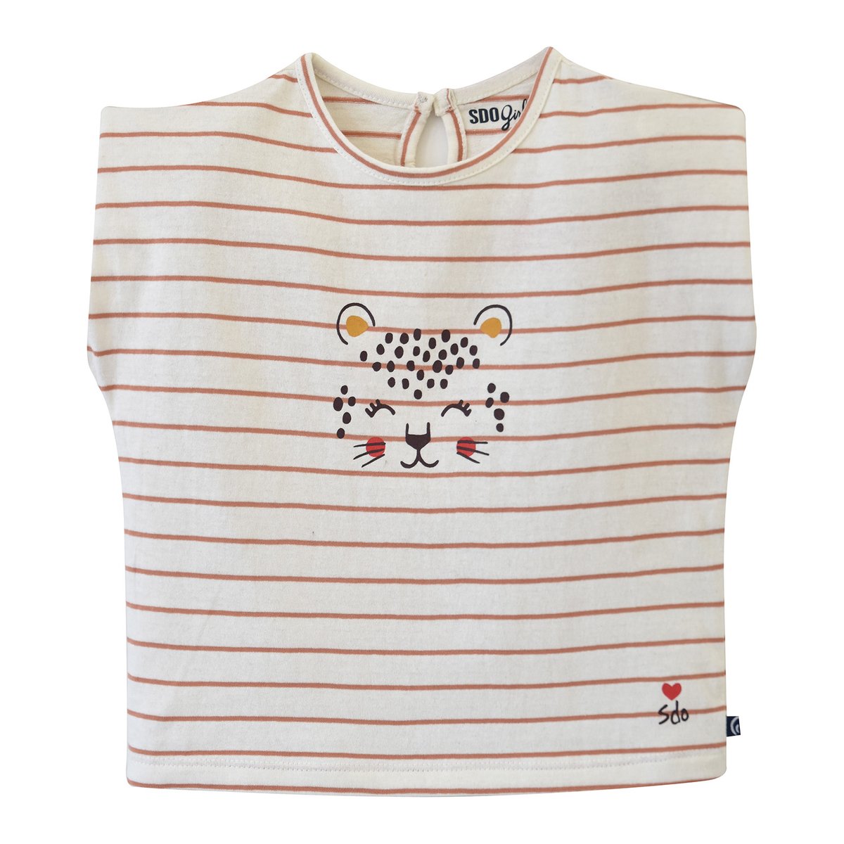 Tee shirt raye elsie blanc, SUCRE D'ORGE