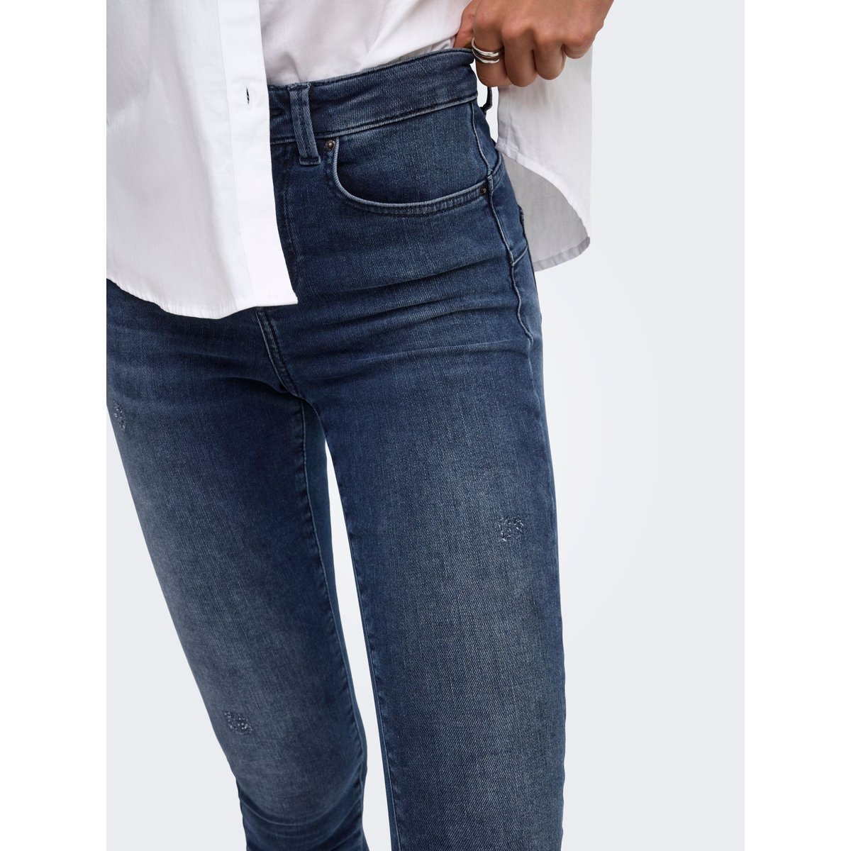 Jean Skinny blue black denim, ONLY