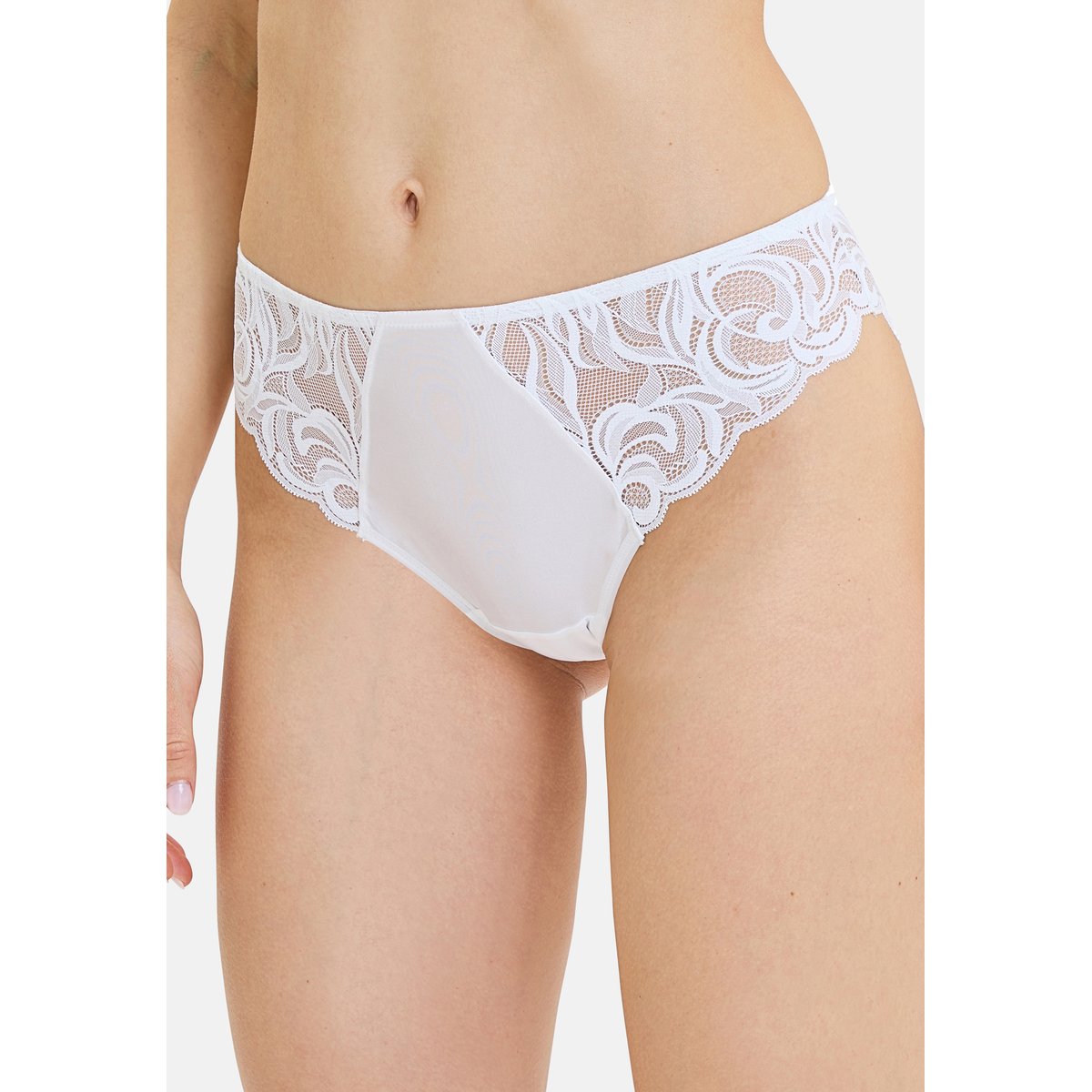 Slip CARLA blanc, SANS COMPLEXE