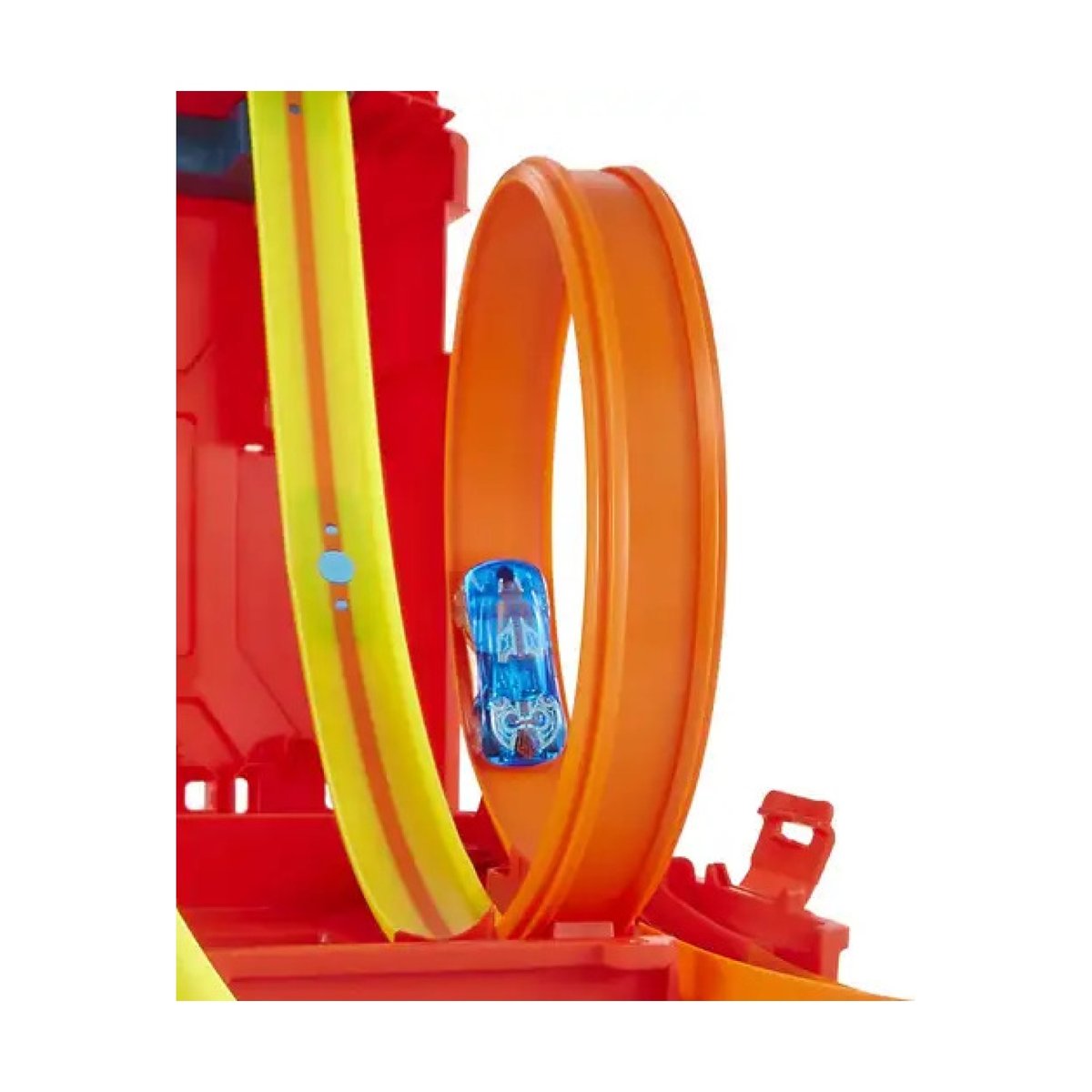 Track Builder Unlimited : boîte de cascades bidon d'essence multicolore, MATTEL