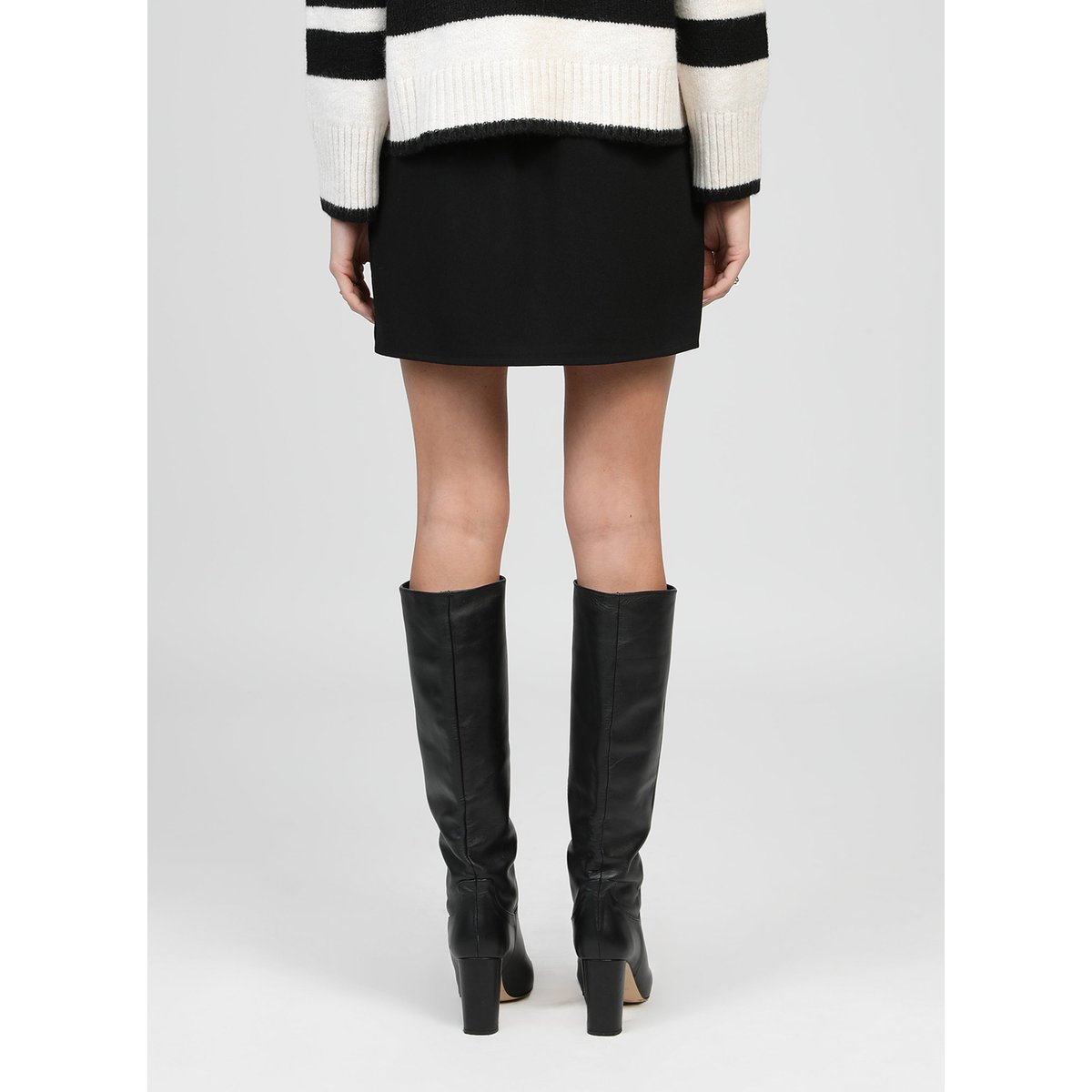Jupe Courte GUSTINE noir, AN'GE
