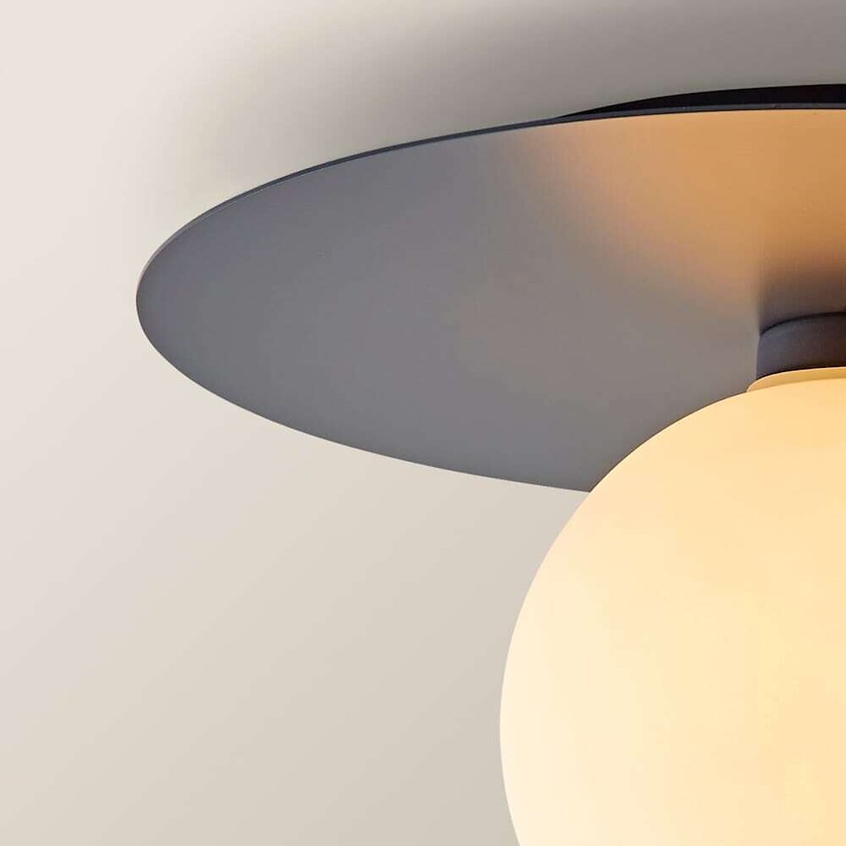 Dario Globe Flush Ceiling Light blue, SO'HOME
