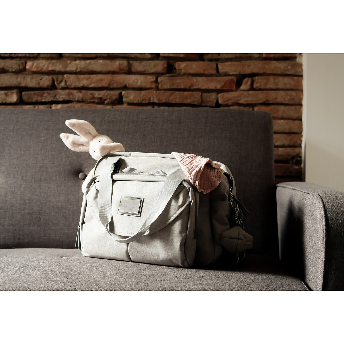 Sac à langer Genève 2 gris chiné, BEABA